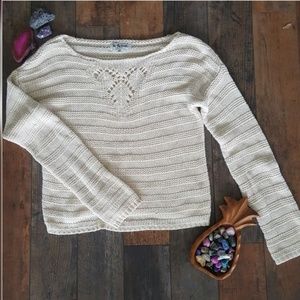 In the Knit sweater